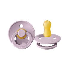 BIBS Colour Round Pacifier Dusky Lilac 2 Pack