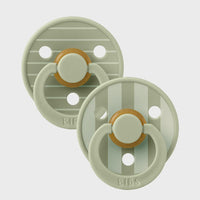 BIBS Studio Collection Colour   Natural Rubber Sage Mix 2 Pack