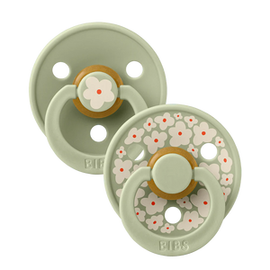 BIBS Studio Collection Colour Pacifier Sage Mix 2 Pack