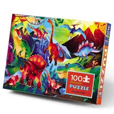 Dinosaur World Holographic 100 Piece Jigsaw Puzzle