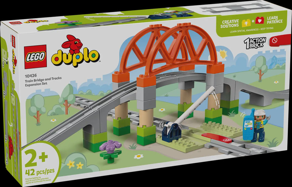 LEGO® DUPLO® 10426 Train Bridge and Tracks Expansion Set