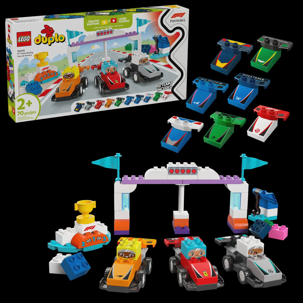 LEGO® DUPLO® F1® 10445 Team Race Cars and Drivers