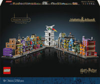 LEGO® Harry Potter™ 76444 display model of the Diagon Alley™ wizarding shops
