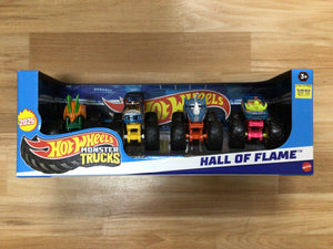 Hot Wheels Monster Trucks Hall of Flame 4 Pack
