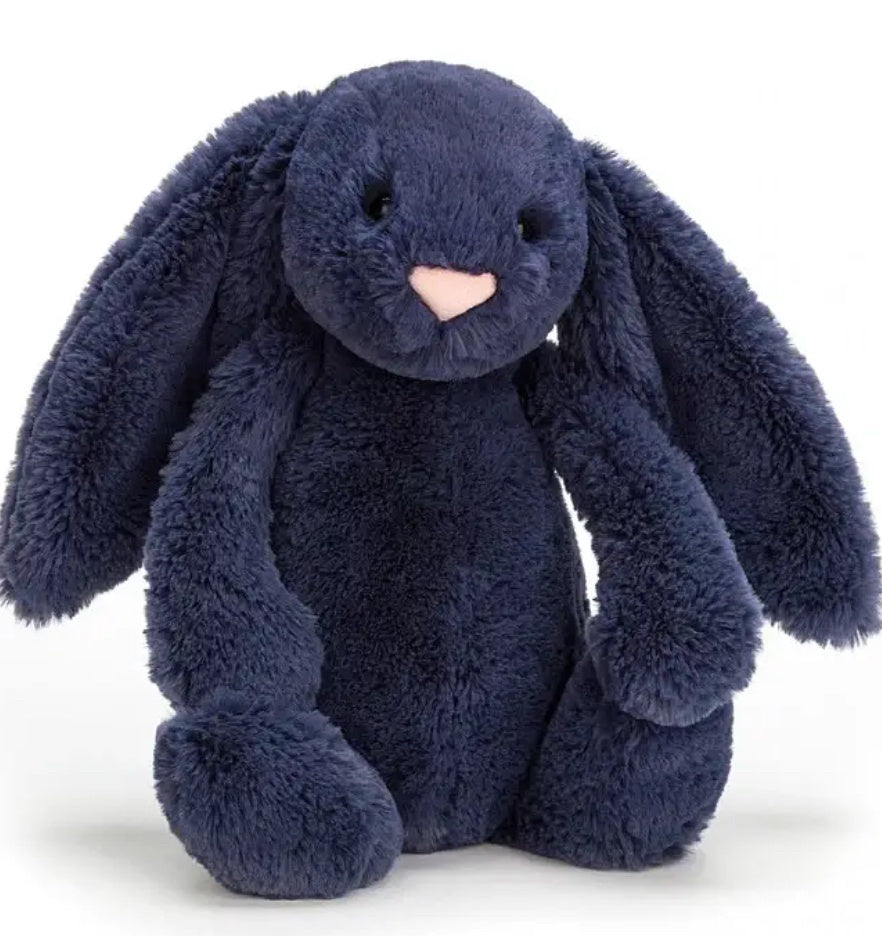 Jellycat Small Navy Bashful Bunny