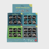 Mini Wire Puzzles Set of 6 Assorted
