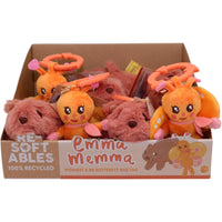 Emma Memma Re-softables Waffles the Wombat and BB Butterfly Bag