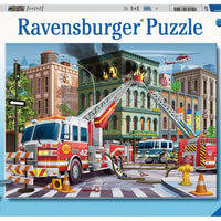 RAVENSBURGER 100 PUZZLE Fire Truck Rescue 133291