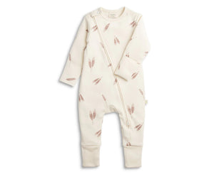 Wheat Harvest Long Sleeve Side Zipsuit