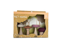 Silicone Mushroom Toy and Teether - Rose
