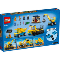 LEGO® CITY 60391 Construction Trucks and Wrecking Ball Crane
