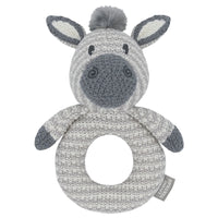 LIVING TEXTILES WHIMSICAL KNITTED RING RATTLE