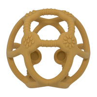 Living Textiles Silicone Teething Ball - Sunshine