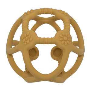 Living Textiles Silicone Teething Ball - Sunshine