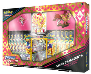 Pokémon Crown Zenith Shiny Zacian or Shiny Zamazenta Premium Figure Collection
