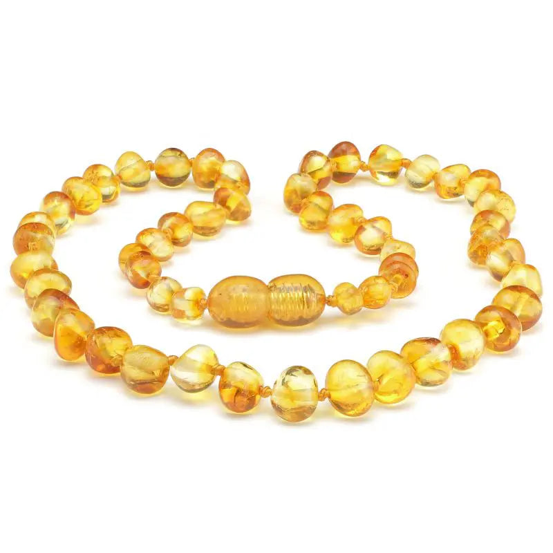 Baltic Amber Infant Necklace - Honey