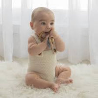 Living Textiles Silicone Elephant Teether - Steel Blue
