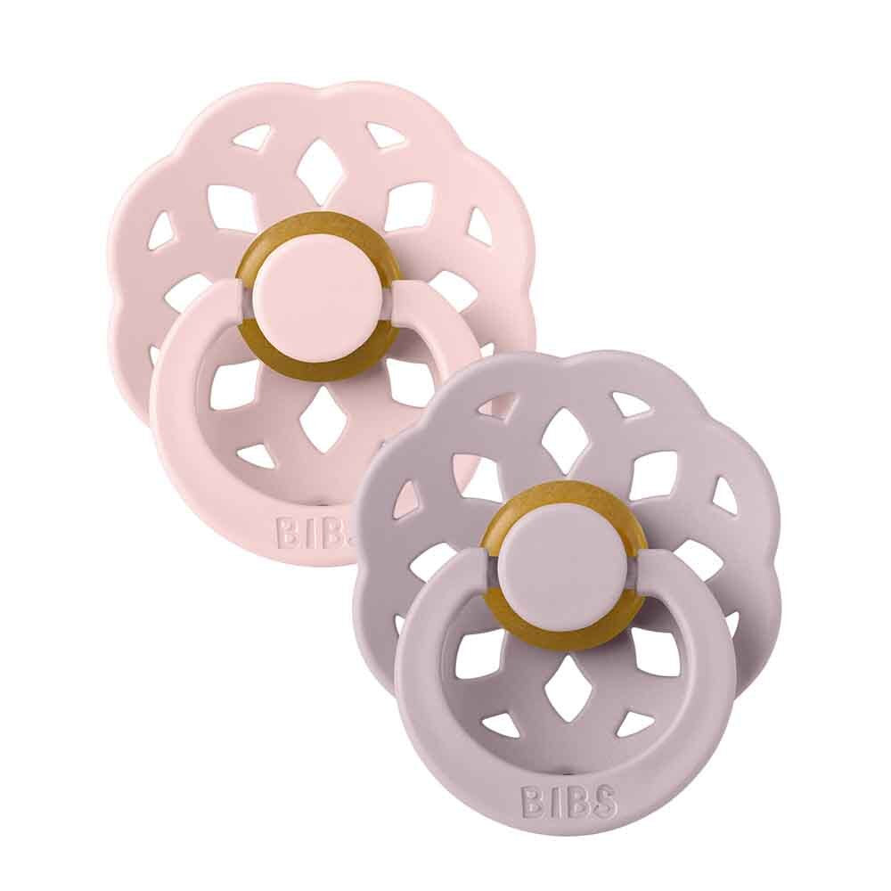 BIBS Boheme Pacifier Blossom/Dusky Lilac 2pk