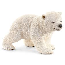 Schleich 14708 Polar Bear Cub, walking