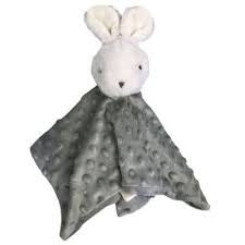 Textured Bunny Comforter Grey