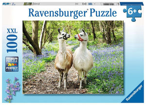 RAVENSBURGER 100 Puzzle Llama Love 129416