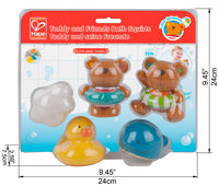 HAPE BATH TEDDY AND FRIENDS BATH SQUIRTS
