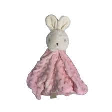 Textured Bunny Comforter Pink