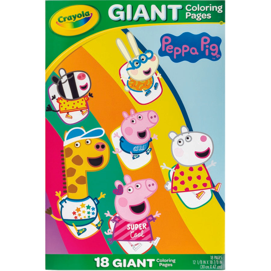 Crayola Giant Colouring Pages - Peppa Pig