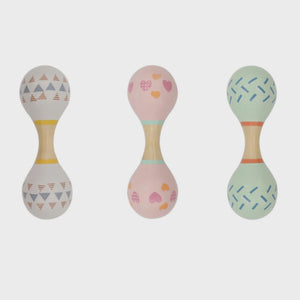 Wooden Maraca Rattle