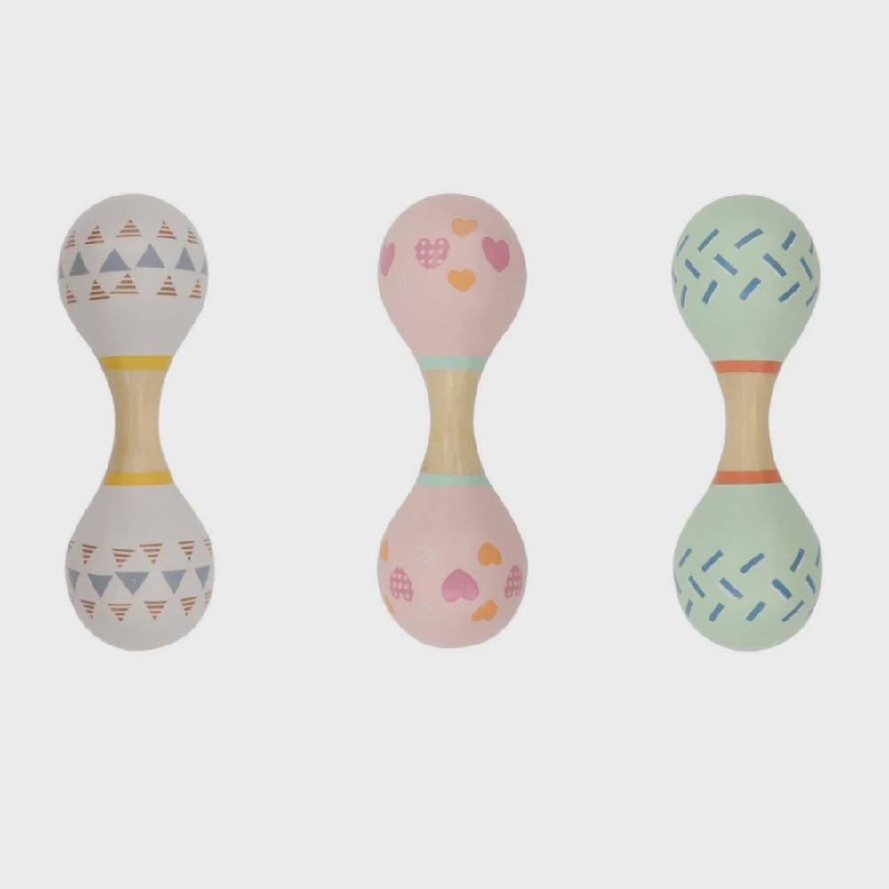 Wooden Maraca Rattle