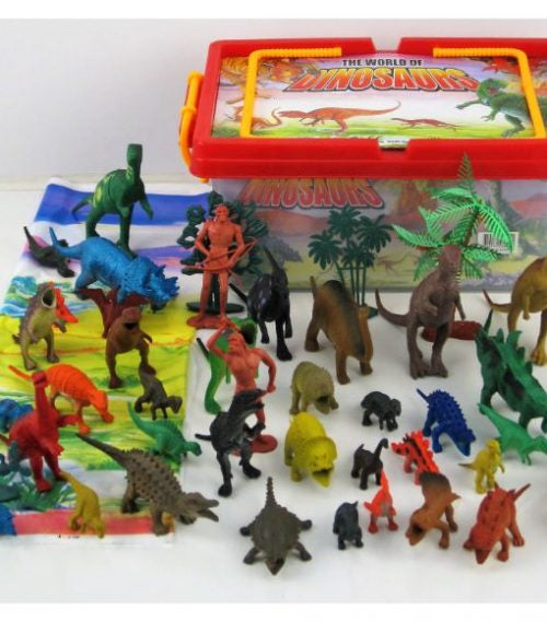 The World of Dinosaurs Playmat and Dinosaurs
