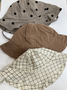 Muslin Cloth Blend Sunhat Assorted