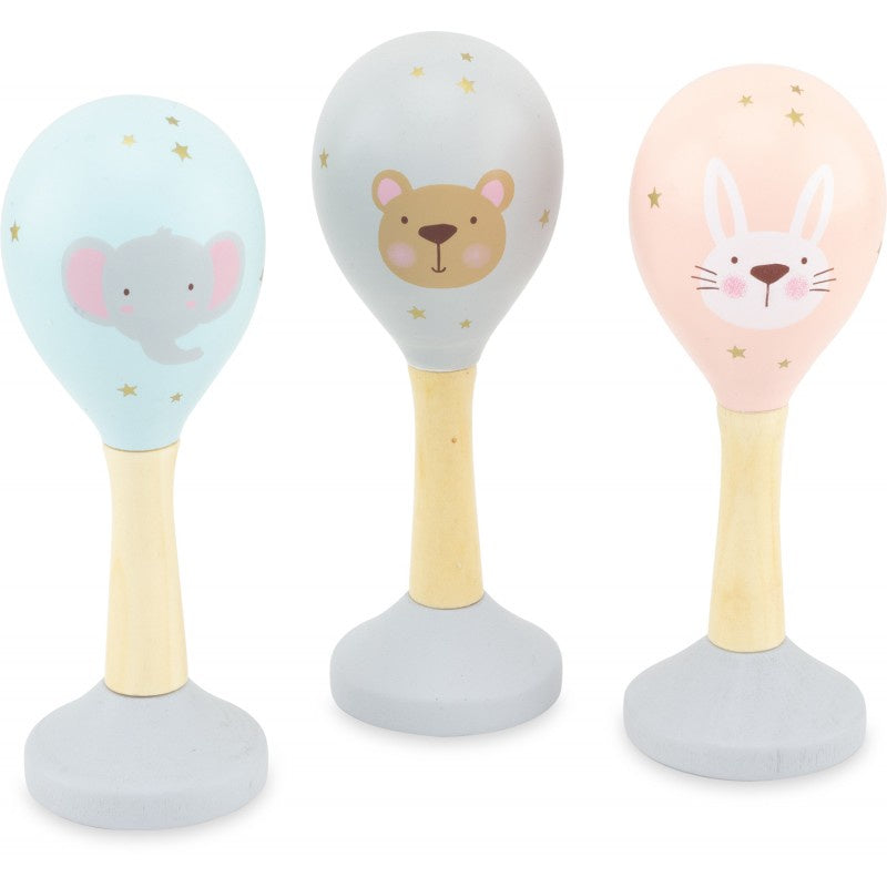 Calm & Breezy Baby Animal Maracas