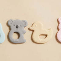 Pure Baby Natural Rubber Teether Assorted