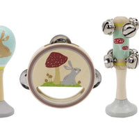 Calm & Breezy Deer Wooden 3 piece Musical Set