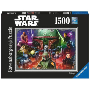 RAVENSBURGER 1500 Puzzle Star Wars Boba Fett Bounty Hunter 169184