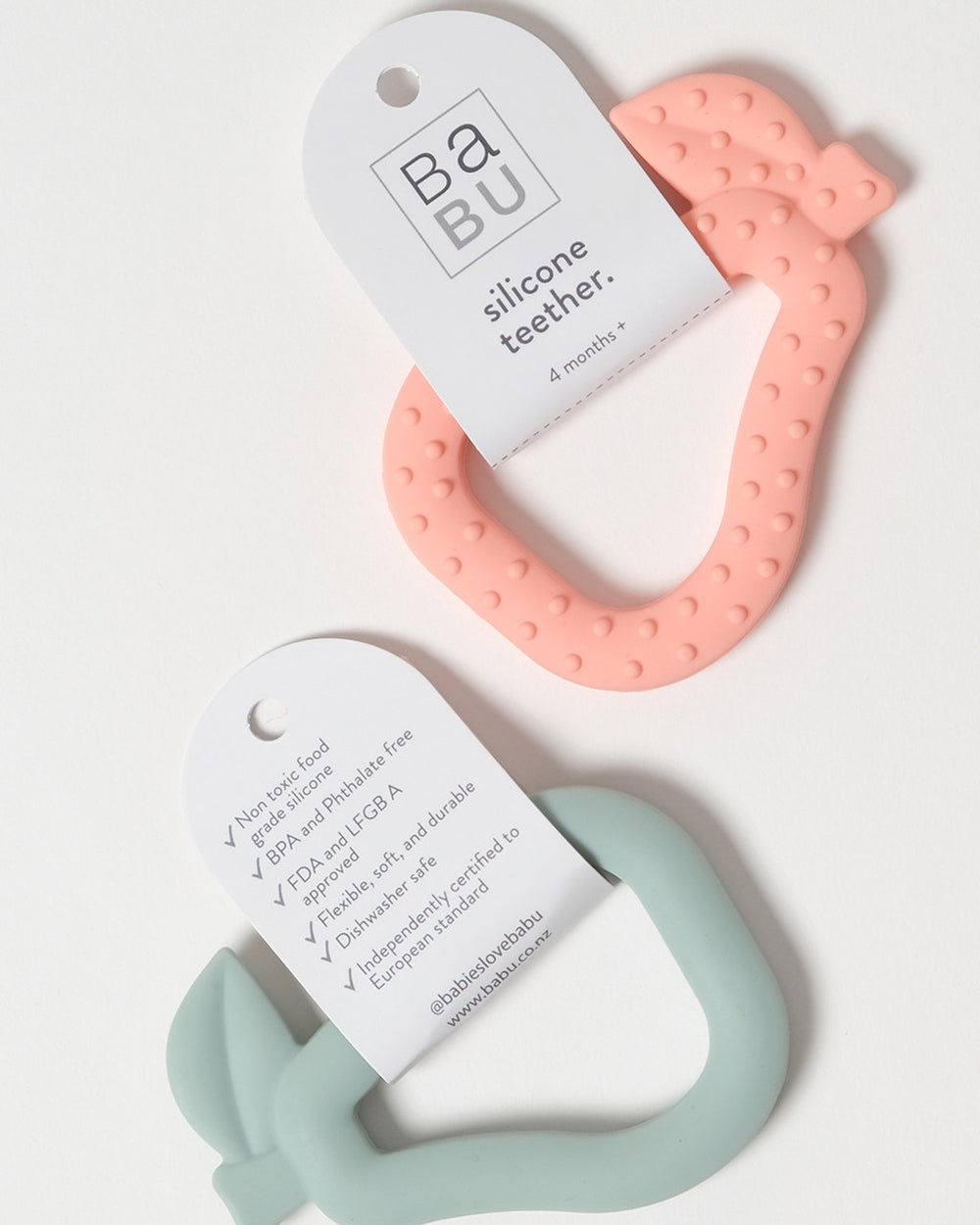 Pear Shaped Silicone Teether