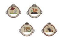 Calm & Breezy Woodland Wooden Tambourine

