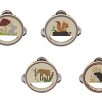 Calm & Breezy Woodland Wooden Tambourine
