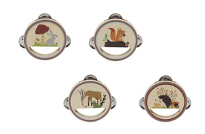 Calm & Breezy Woodland Wooden Tambourine