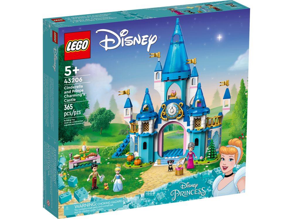 LEGO®  DISNEY 43206 Cinderella and Prince Charming’s Castle