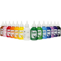 Rainbow paint assorted colours
