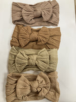 Stretch Top Bow Headband Assorted
