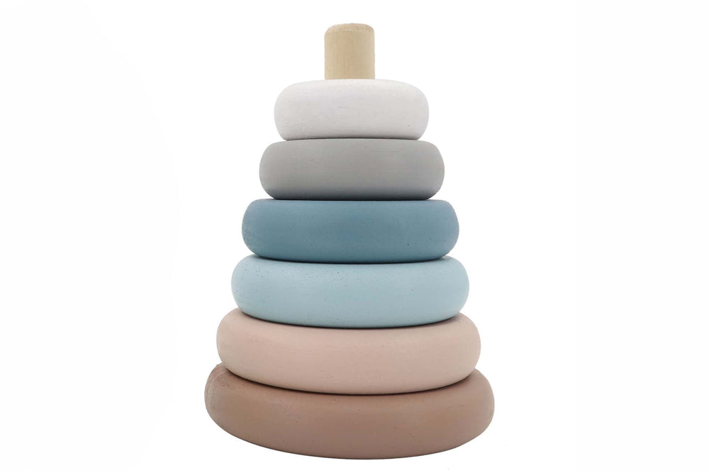 Calm & Breezy Wooden Stacking Tower