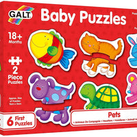 Baby Puzzles Pets 2 pce