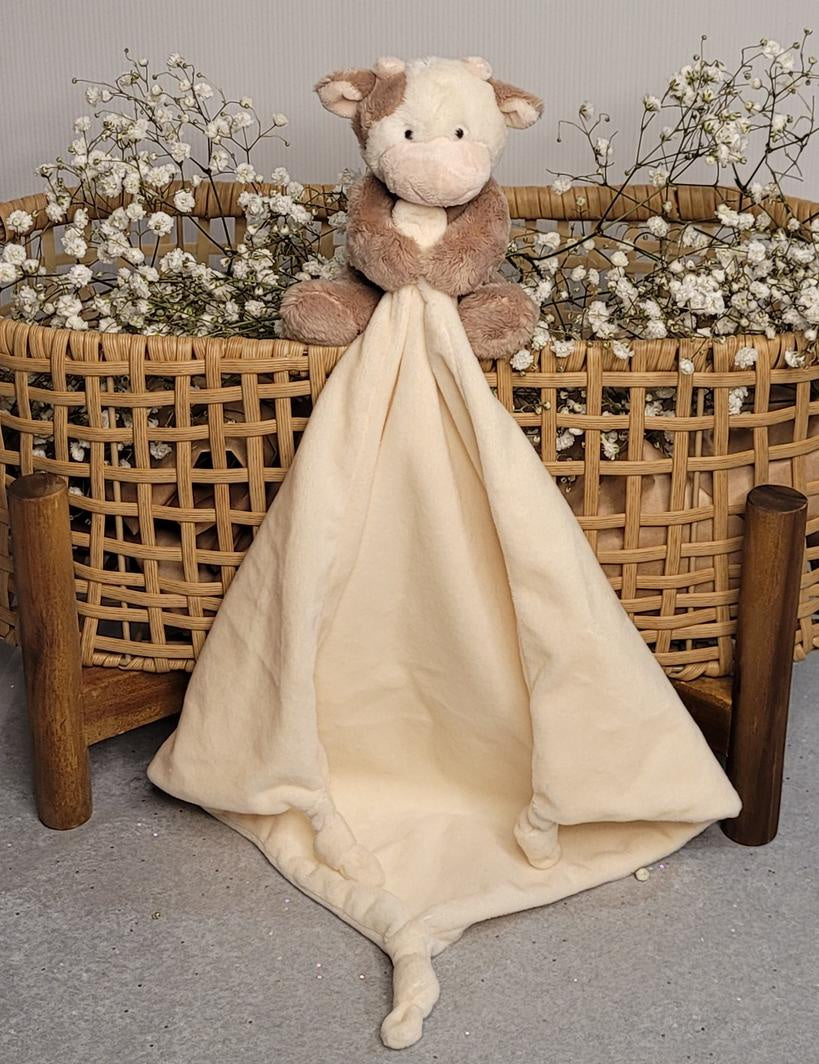 Petite Vous Charlie The Cow Comfort Blanket