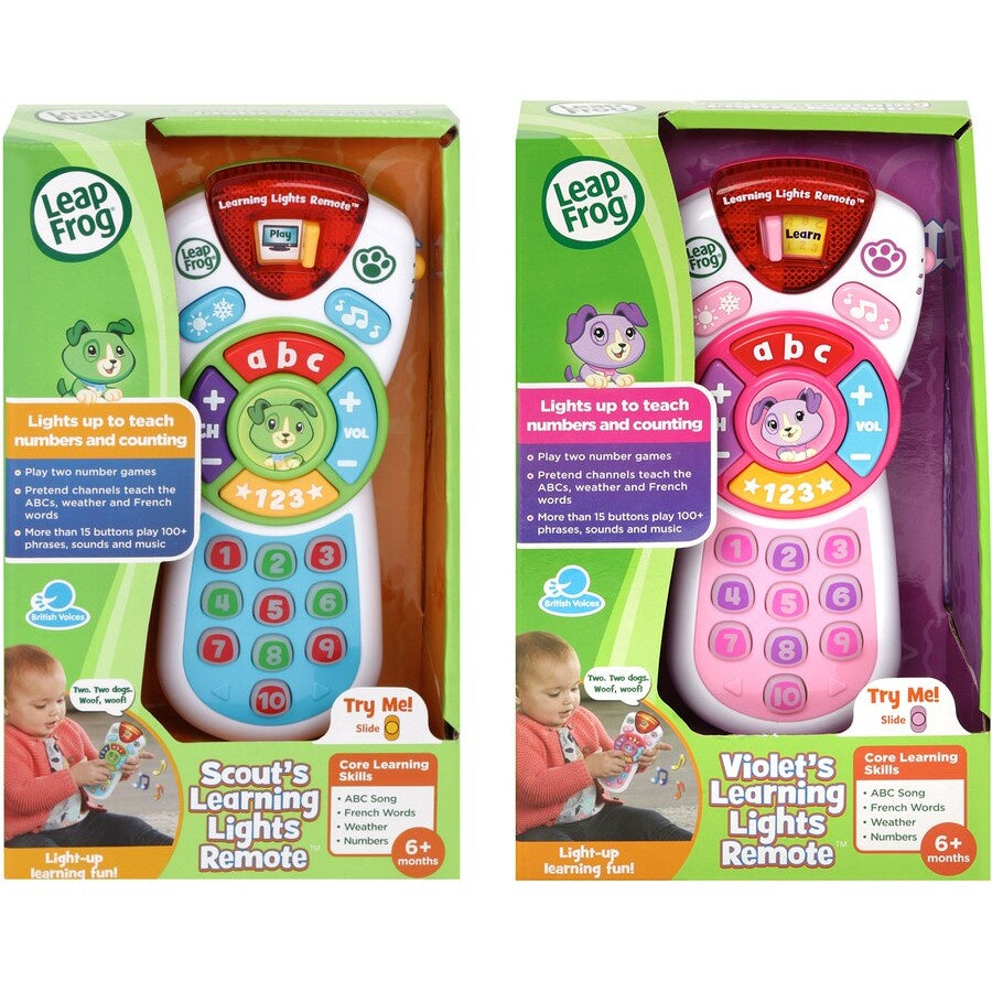Leap Frog  Learning Lights Remote assorted