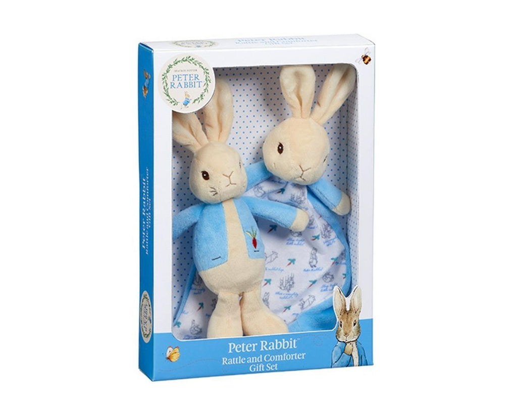 Peter Rabbit Rattle And Comforter Gift Set