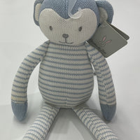 Blue Knit Monkey