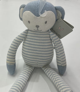 Blue Knit Monkey